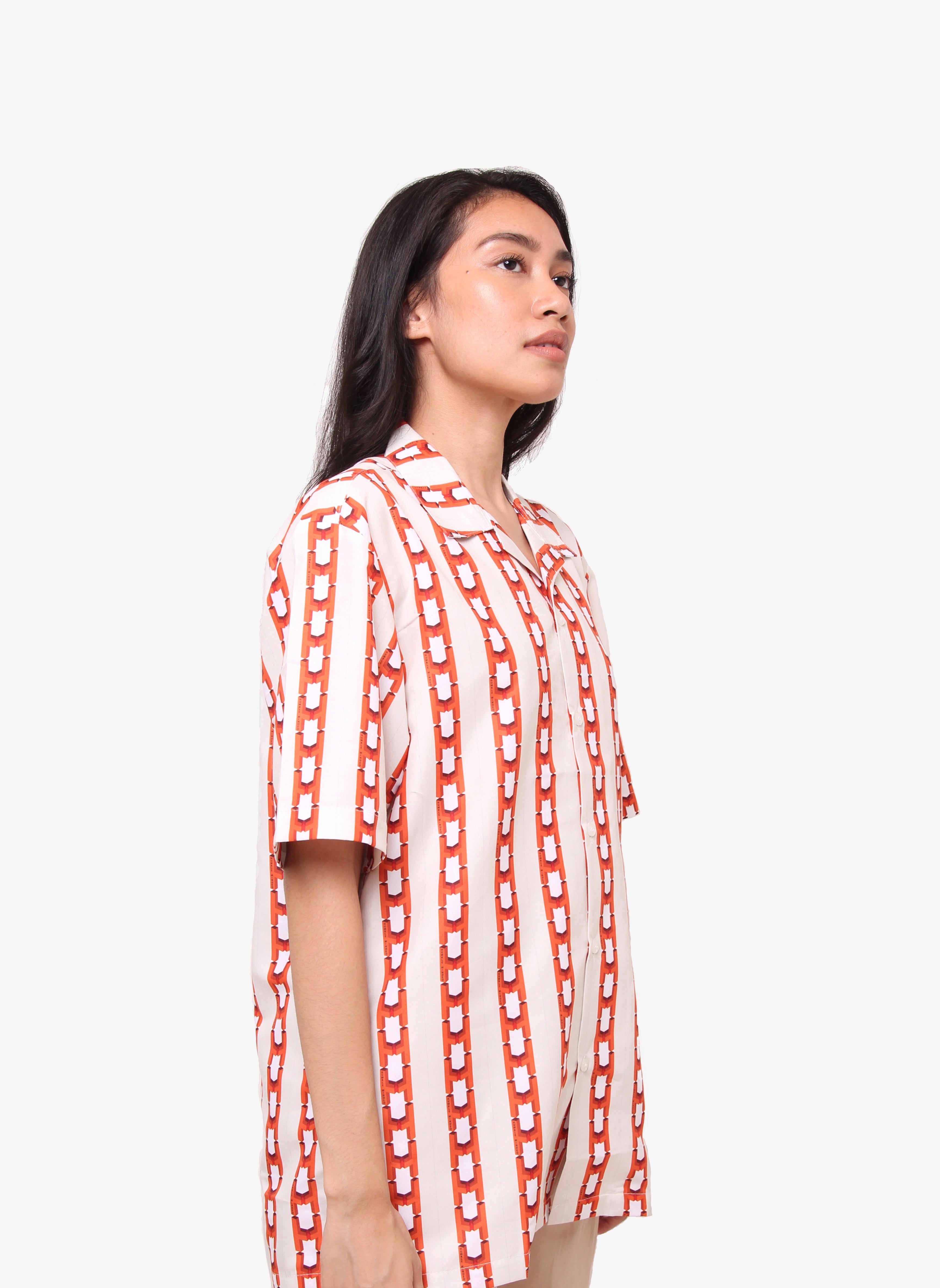Humble Minded Button-Up Chain Shirt