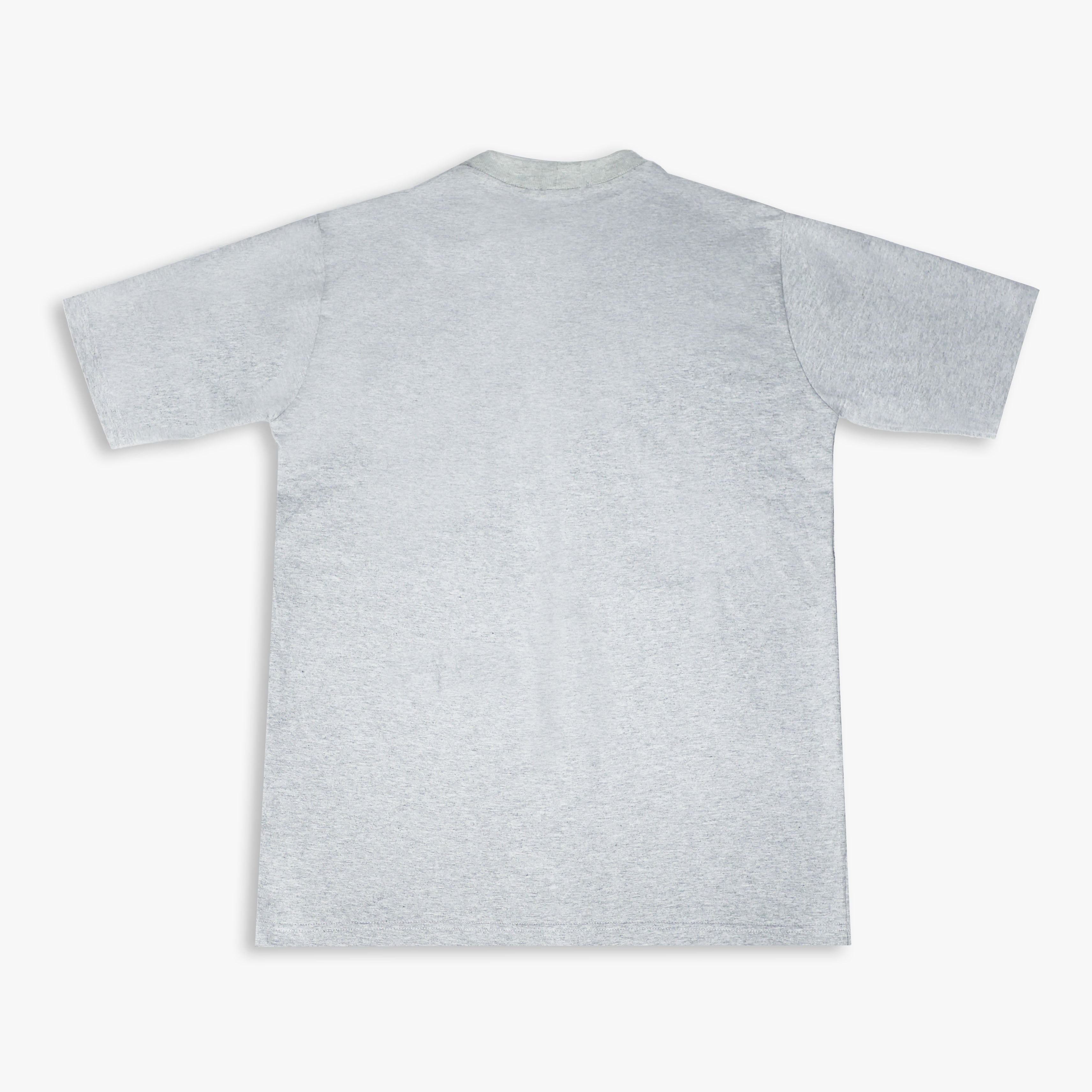 Jacquard Logo Collar T-Shirt Grey