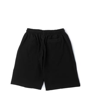 Logo Embroidery Technical Shorts - Black
